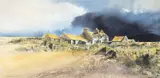 Untitled by Malcolm Edwards, watercolour, sold Apr 2025