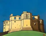 Warkworth Castle by Tom Jones, pastel, sold Apr 2025