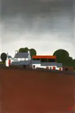 Llansadwrn Farm by Tom Jones, pastel on card, sold Apr 2025