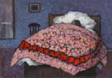 The Invalid by John Elwyn, acrylic on paper, sold Apr 2025