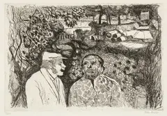 It by John Elwyn, 1975, etching, sold Apr 2025
