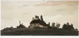 Pen y Graigwen by Kyffin Williams, Pen y Graigwen' on Martin Tinney Gallery label, signed with initials in pencil, sold Apr 2025