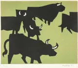 Limited edition by Kyffin Williams, linocut, sold Apr 2025