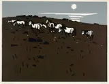 Limited edition by Kyffin Williams, linocut, sold Apr 2025
