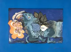 Blossom by Ceri Richards, 1965, lithograph, sold Apr 2025