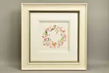 Bird and berry garland by Amanda Gordon, watercolour on paper, offered May 2022