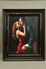 Tango en san telmo iii by Fabian Perez, print, sold May 2022