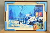 Christmas eve in the snow by Rolf Harris, print, sold May 2022