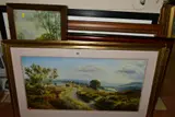 comprising a Rex Preston open edition print 'Moorland view', approximate by Decorative Pictures Etc, print, sold Apr 2022