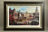 'Trafalgar Square, London', a Limited Edition print, 6/295, signed by Christian Hook, print, sold Apr 2022