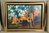 Bush sunset by Rolf Harris, print, offered Apr 2022