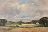 A Summer Landscape by Owen Waters, oil on board, sold Dec 2021