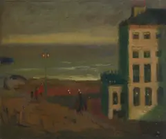 The Royal Albion Hotel by Robin Guthrie, Oil on canvas, sold Dec 2021