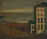 The Royal Albion Hotel by Robin Guthrie, Oil on canvas, sold Dec 2021