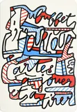 Banque de L'Hourloupe: Cartes à Jouer et à Tirer Complete set of 52 by Jean Dubuffet, oil, offered Dec 2021