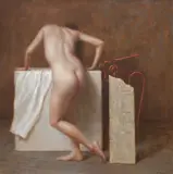 Curve Signed W H Holland by Harry Holland, Oil on board, sold Dec 2021