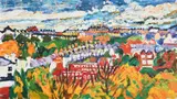 The Ridge No by John Bratby, Oil on canvas, sold Dec 2021