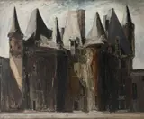 Château de Jumilhac Signed and dated Bernard Kay 61 by Bernard Kay, Oil on board, offered Dec 2021
