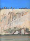 Bank on the Shoalhaven River by Jamie Boyd, Oil on canvas, sold Dec 2021
