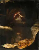 Ecce Homo by Italian School, oil on canvas, sold Dec 2014