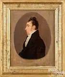 profile portrait of a gentleman by Jacob Eichholtz, oil on panel, sold Oct 2023