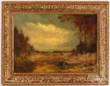landscape by Hudson Kitchell, oil on canvasboard, sold Aug 2023
