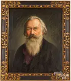 portrait of a gentleman by Karl Gampenreider, oil on canvas, sold Aug 2023