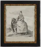 AFTER DIEGO VELAZQUEZ (SPANISH, 1599-1660) ETCHING OF MARGARITA DE AUSTRIA by Francisco Goya, drypoint etching on laid paper, sold Oct 2024