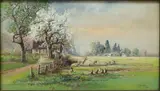 Untitled by Carl Philipp Weber, Watercolor, sold Aug 2019
