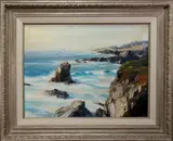 Untitled by Bennett Bradbury, Oil on canvas, sold Aug 2019