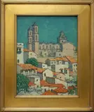Untitled by Will Foote, Oil on board, sold Aug 2019