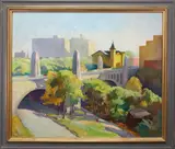 Untitled by Bayard Berndt, Oil on canvas, sold Aug 2019