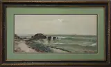 Untitled by Edmund Darch Lewis, Watercolor, sold Aug 2019