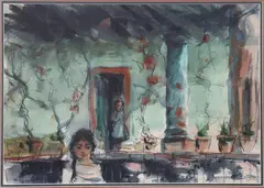 Mexico by Howard Schroeder, Watercolor, sold Aug 2019