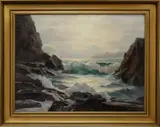 Carmel, California by William Columbus Ehrig, Oil on board, sold Aug 2019