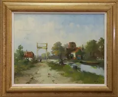 Untitled by Andreas Dirks, Oil on canvas, sold Aug 2019