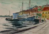 Grenada by Howard Schroeder, Watercolor, sold Aug 2019