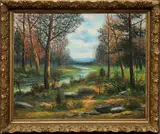 Untitled by Victor Shearer, Oil on canvas, sold Aug 2019