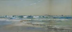 Untitled by Edmund Darch Lewis, Watercolor, sold Aug 2019