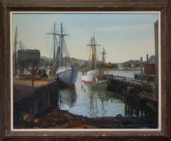 Untitled by Charles Stepule, Oil on canvas, sold Aug 2019