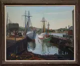 Untitled by Charles Stepule, Oil on canvas, sold Aug 2019