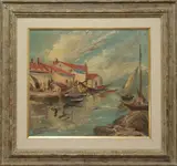 Untitled by Cesare Ricciardi, Oil on board, sold Aug 2019