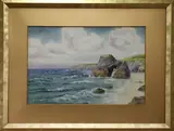 Untitled by A. Binbeck, Watercolor, sold Aug 2019