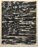 Two Flags by Jasper Johns, Lithograph on Ivory Nishinouchi Kizuki, sold Mar 2020