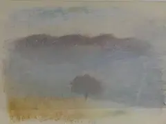 Untitled by Wolf Kahn, Pastel on paper, sold Mar 2020