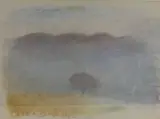 Untitled by Wolf Kahn, Pastel on paper, sold Mar 2020