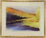 Valley by Wolf Kahn, Pastel, sold Mar 2020