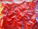 Red Lascaux by Paul Kane, Acrylic on canvas, sold Mar 2020