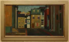 East Manayunk by Antonio Martino, Oil on canvas, sold Mar 2020