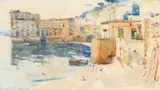 Posillipo by Arthur Streeton, 1897, watercolour on paper, sold Nov 2021
